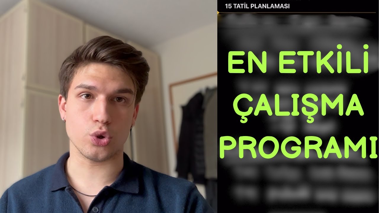 15 TATİLDE NASIL ÇALIŞMALI? | Derece Getiren 2 Haftalık Ders Programı
