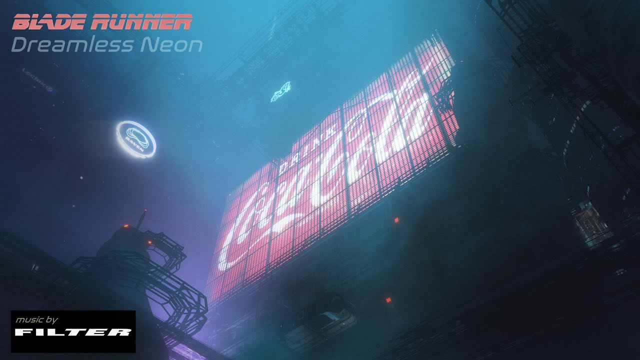 Blade Runner | DREAMLESS NEON |  music/visual AMBIENCE for work study & relaxation - 8 Hours