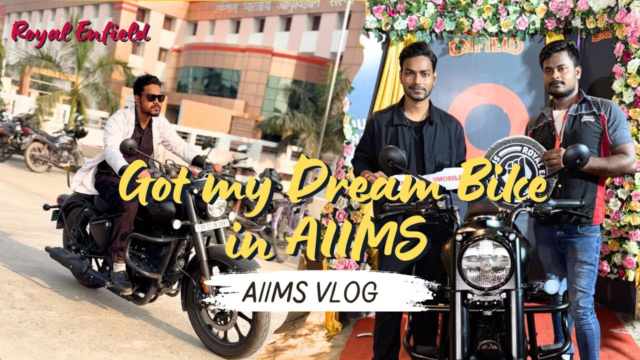 Bought my first Dream bike in AIIMS || Royal Enfield || #aiimslife