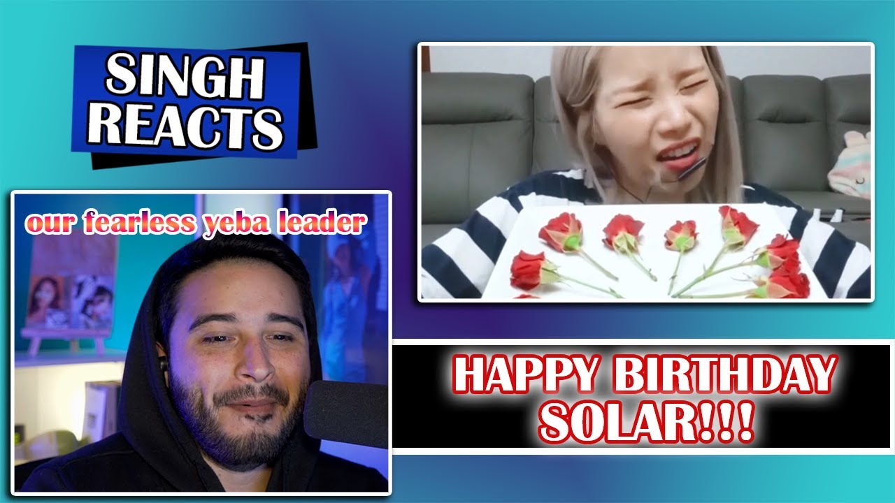 SOLAR Birthday! Reacting to a bunch of Yeba Compilations!