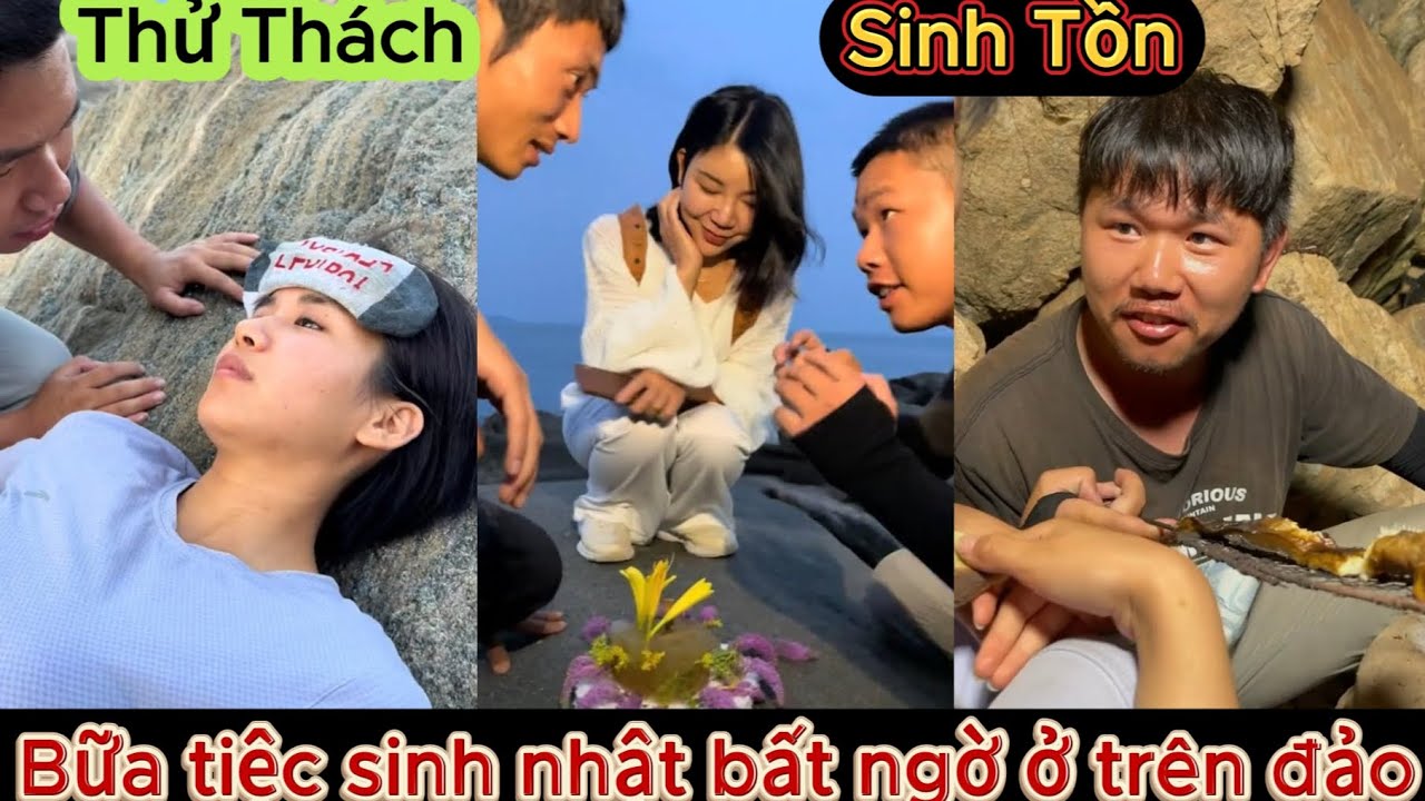 Tập3| Thử thách sinh tồn trên đảo tiên cá, cùng vợ đầu nhỏ tổ chức sinh nhật bất ngờ| Hà Bá Sinh Tồn