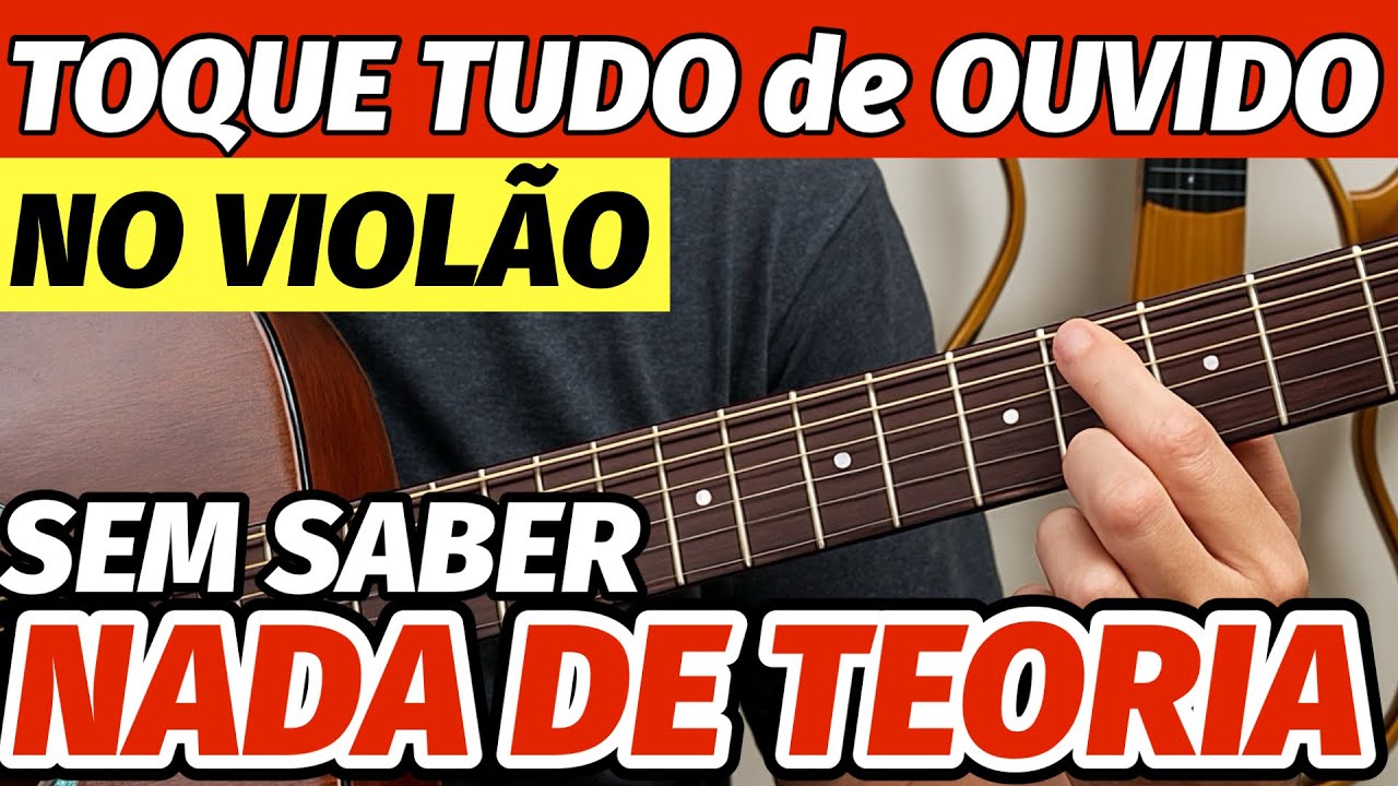 🎸4 EXERCÍCIOS MATADORES pra TIRAR QUALQUER MÚSICA de OUVIDO (sem saber NADA de TEORIA)
