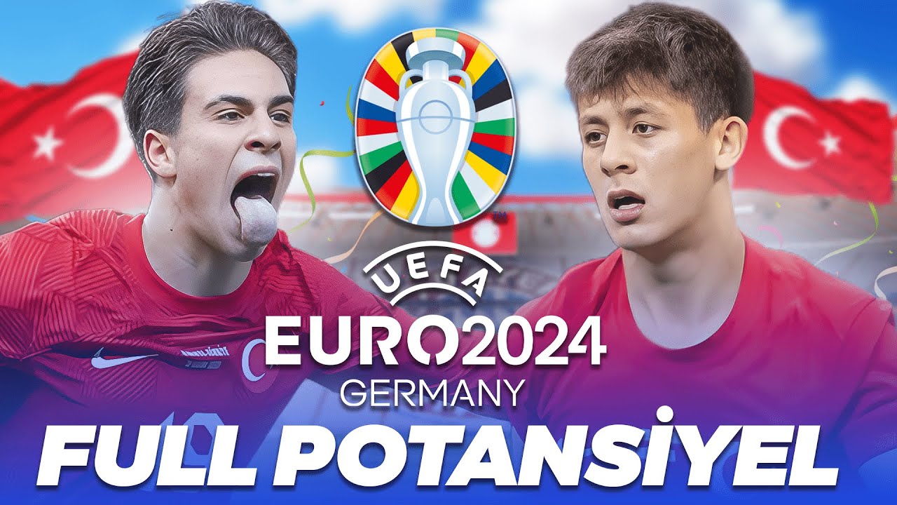 FULL POTANSİYEL TÜRKİYE MİLLİ TAKIM ile EURO 2024 OYNADIM! // FC 24