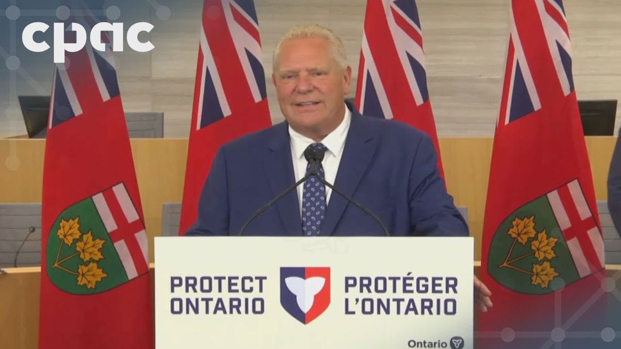 Ontario Premier Doug Ford on Windsor housing targets, U.S. tariff response – August 12, 2025