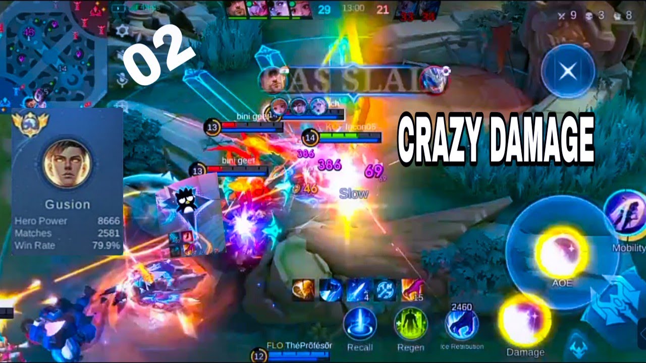 They Couldn't Even Touch Me... || Gusion Gameplay||