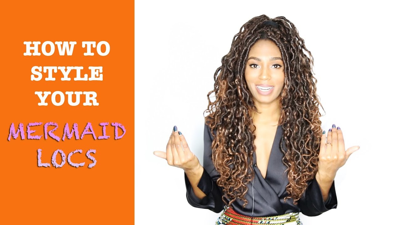 Lulu's Quick Styles: How To Style Mermaid Crochet Faux Locs | BOHO LOCS®