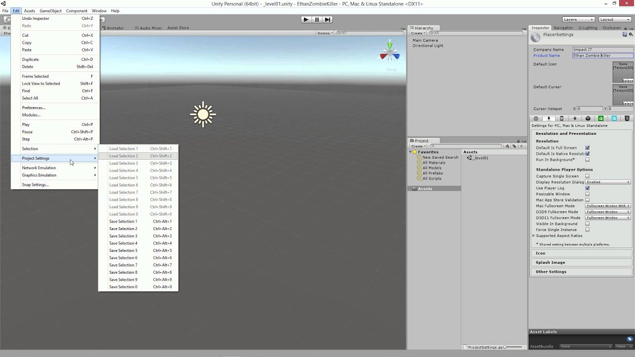 Podstawy Unity 3D - Lekcja 05 - Planowanie i przygotowanie projektu