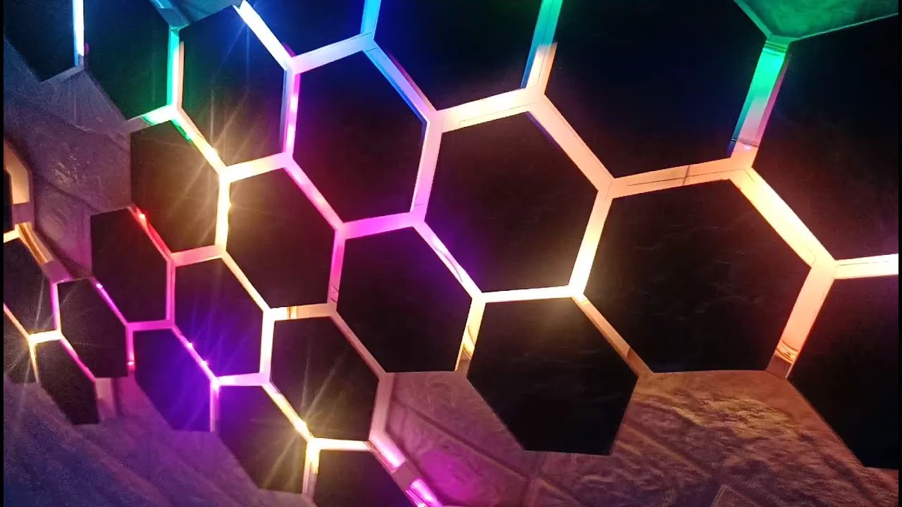 How make hexagon light panel | DIY LED Light gaming - TDH Mr