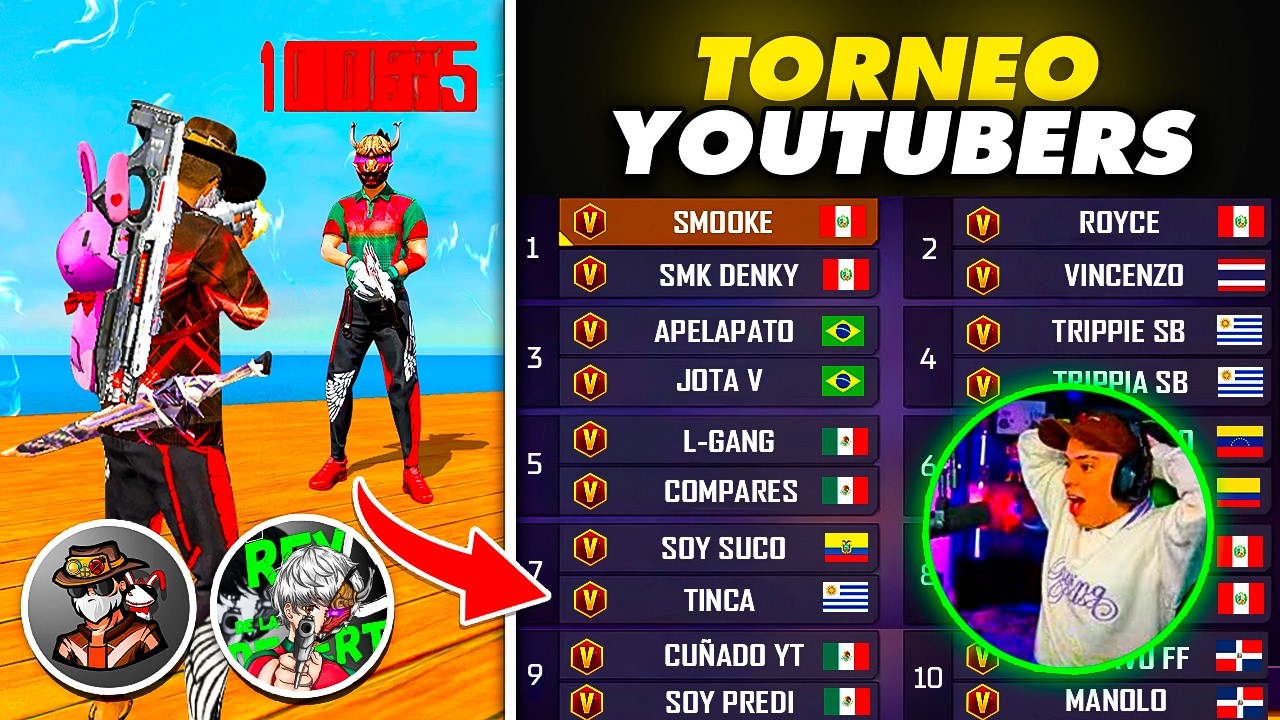 AS&Iacute; JUGAMOS LA FINAL DEL &ldquo;TORNEO DE YOUTUBERS&rdquo; ☠️🔥 Y SORPRENDIMOS A TODOS 😰 FREE FIRE