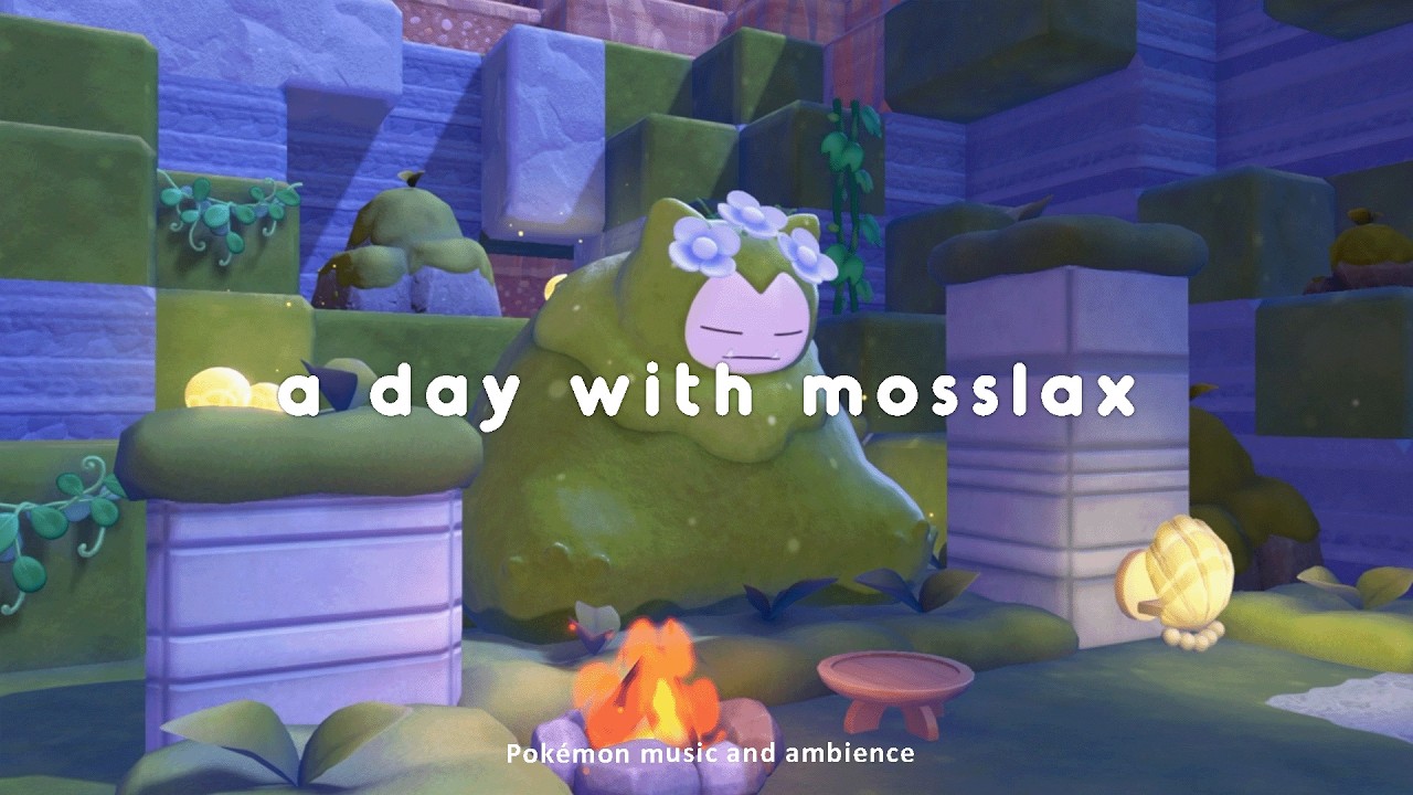 a day with mosslax 🌱 Pokémon music for study & sleep | Pokopia ambience
