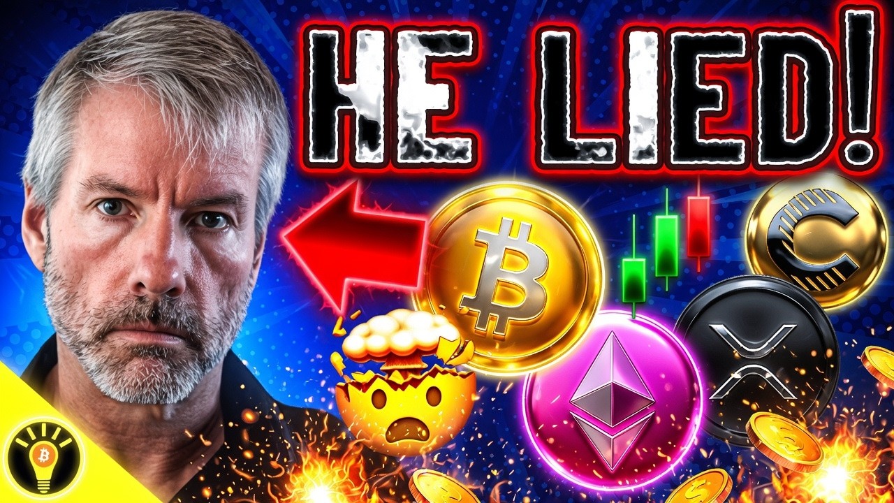 MICHAEL SAYLOR LIES ABOUT SELLIING BITCOIN! HUGE XRP, XLM, & CANTON NETWORK NEWS!