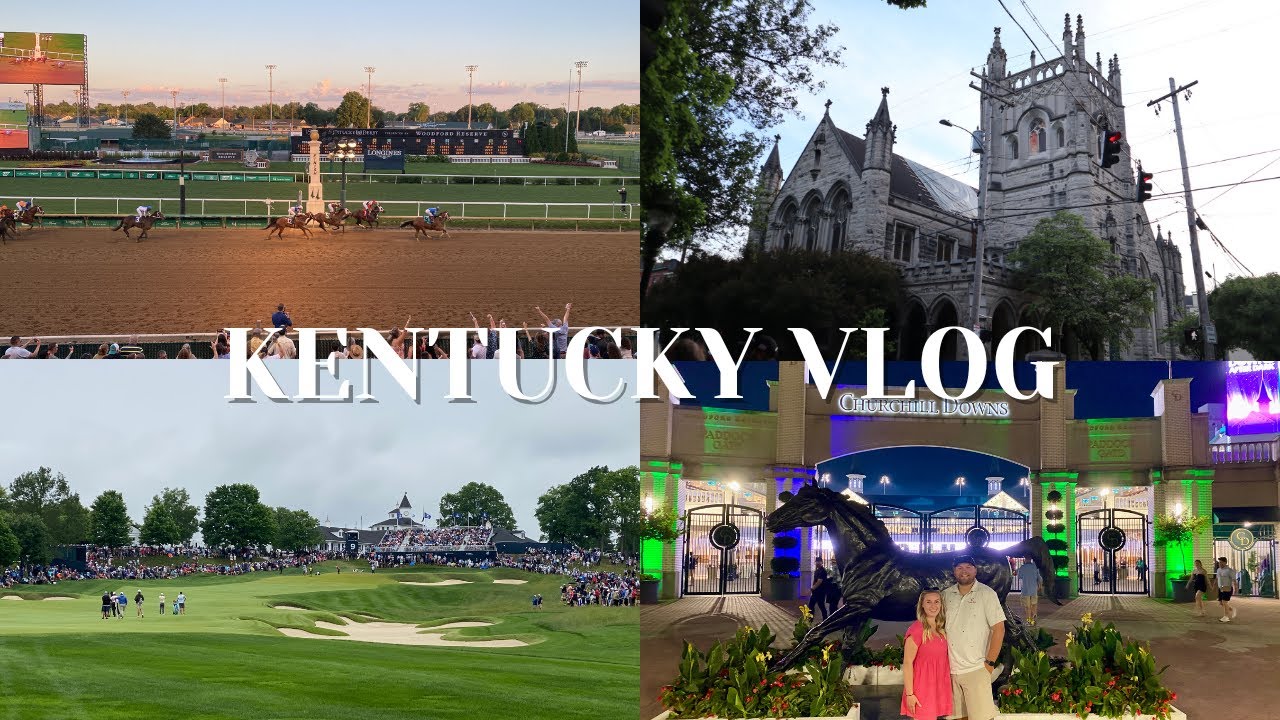 LOUISVILLE VLOG | ghost tour + pga championship + underground zip lining + churchill downs