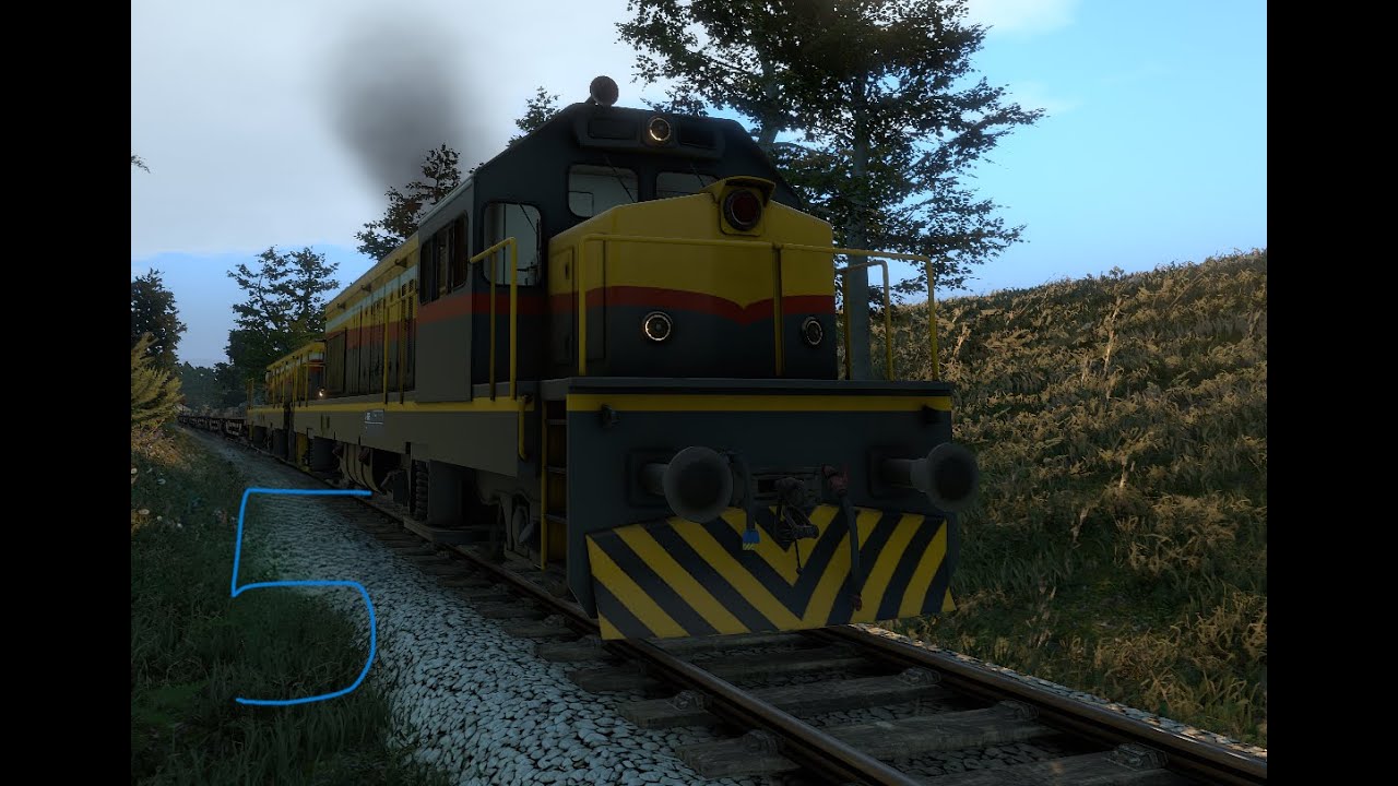 EP#5 first delivery from SM station to HB station with DE6 locomotive