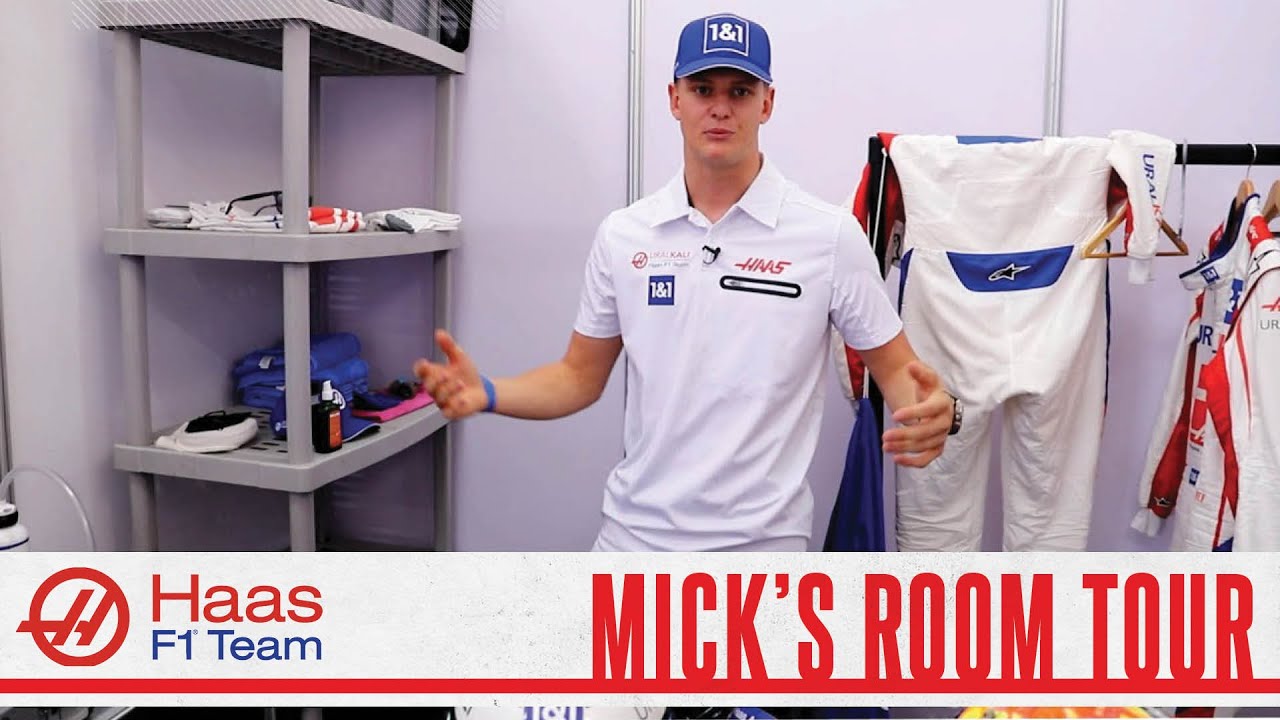 Mick Schumacher's Driver's Room Tour