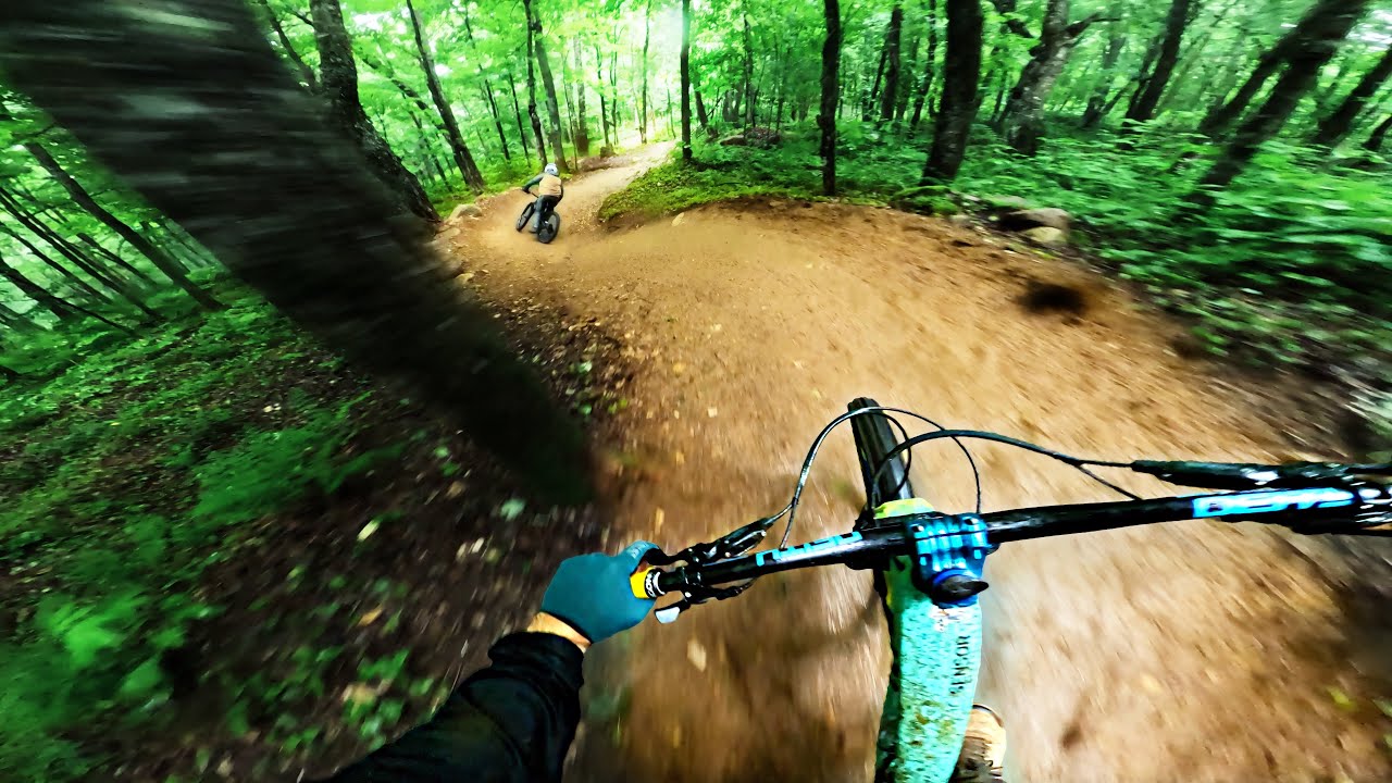 Riding Mont Saint Anne But On A Trail Bike