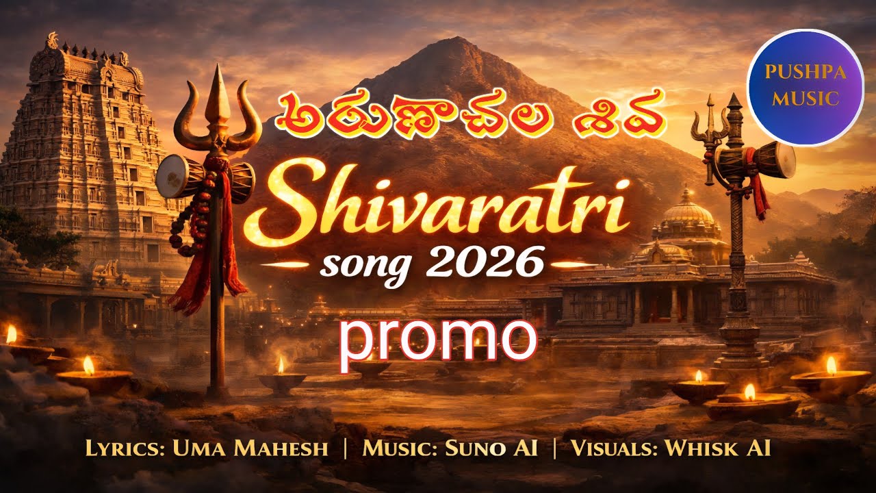 అరుణాచల శివ శివరాత్రి స్పెషల్ సాంగ్ 2026 | promo Arunachala Shiva Song | Maha Shivaratri Song