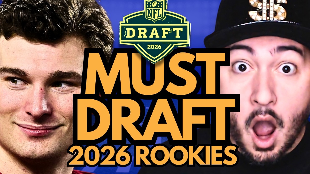Best Ball 2026 MUST DRAFT Rookies (Underdog and DraftKings) | 2026 Fantasy Football