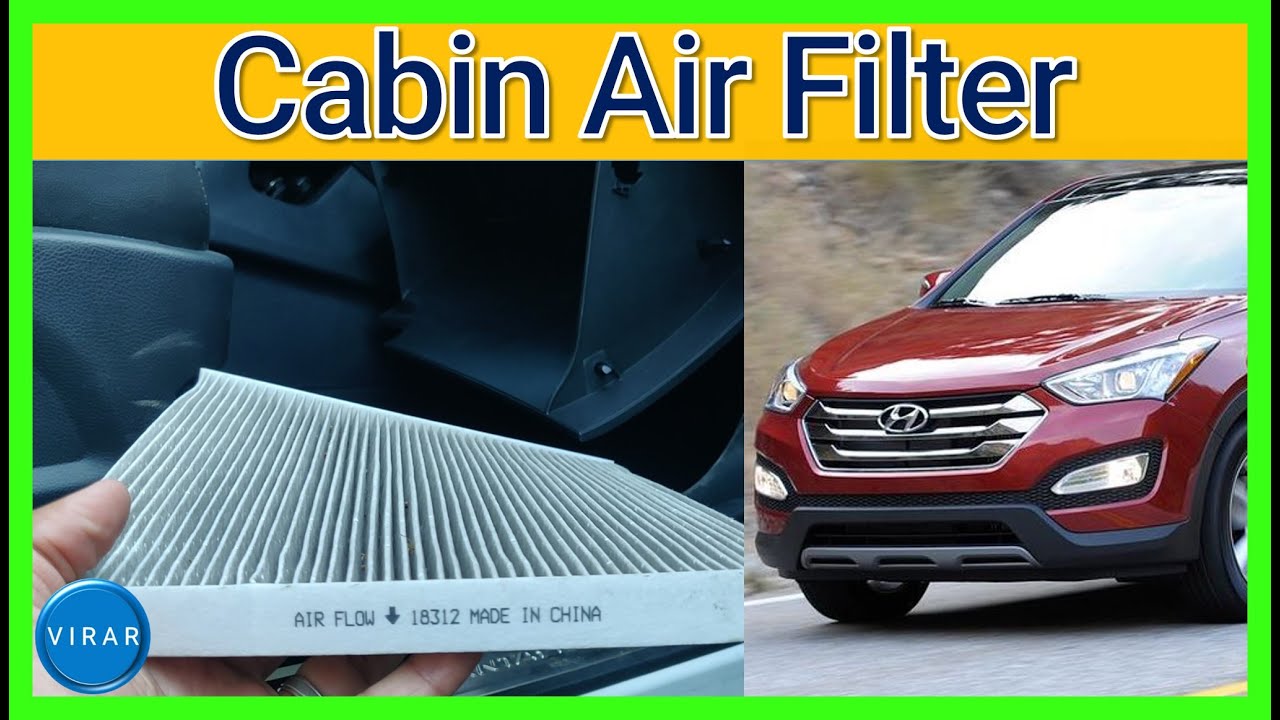Как заменить салонный фильтр - Hyundai Santa Fe (2013-2018)