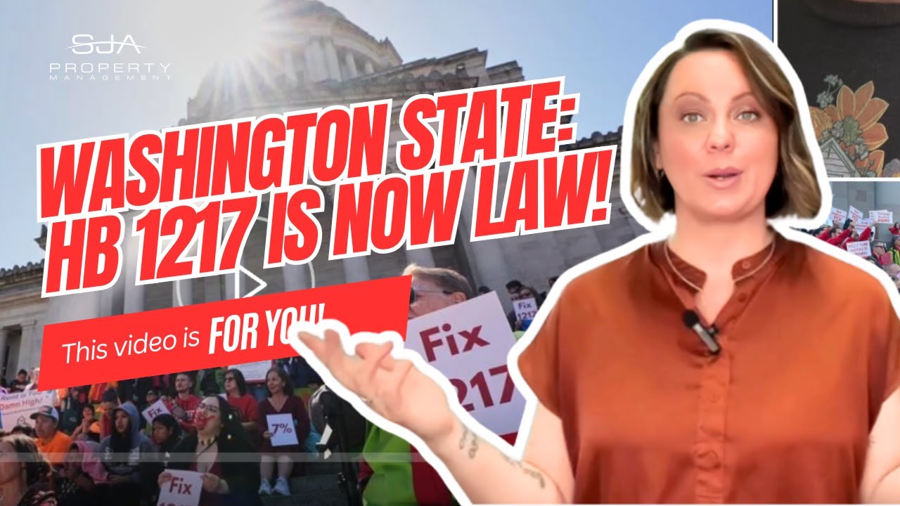 HB 1217 Is Now Law—How Washington’s Rent Control Bill Could Reshape the Housing Market #hb1217