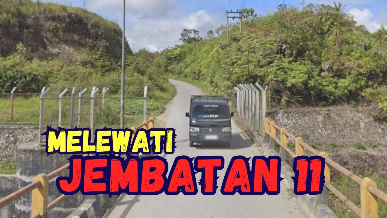 MELEWATI JALAN DI PARBULUAN VI JEMBATAN 11 - DAIRI SUMATERA UTARA