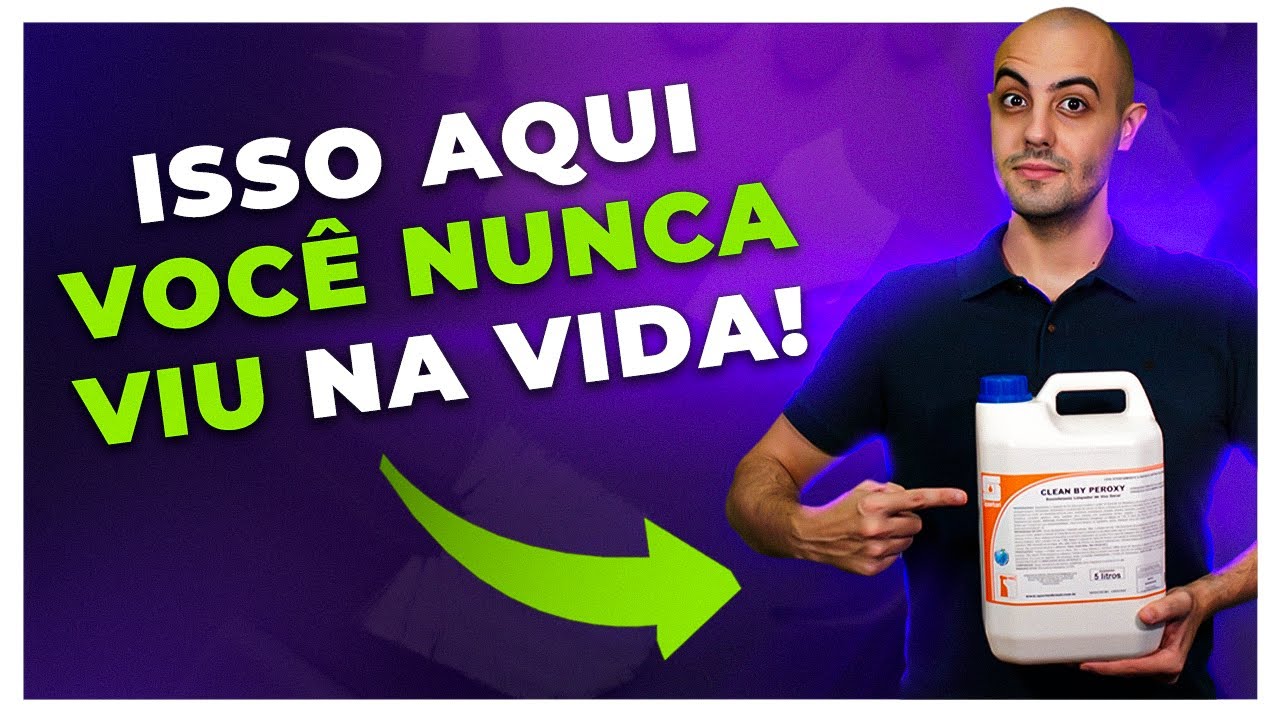 Economize produto de limpeza com o Clean By Peroxy