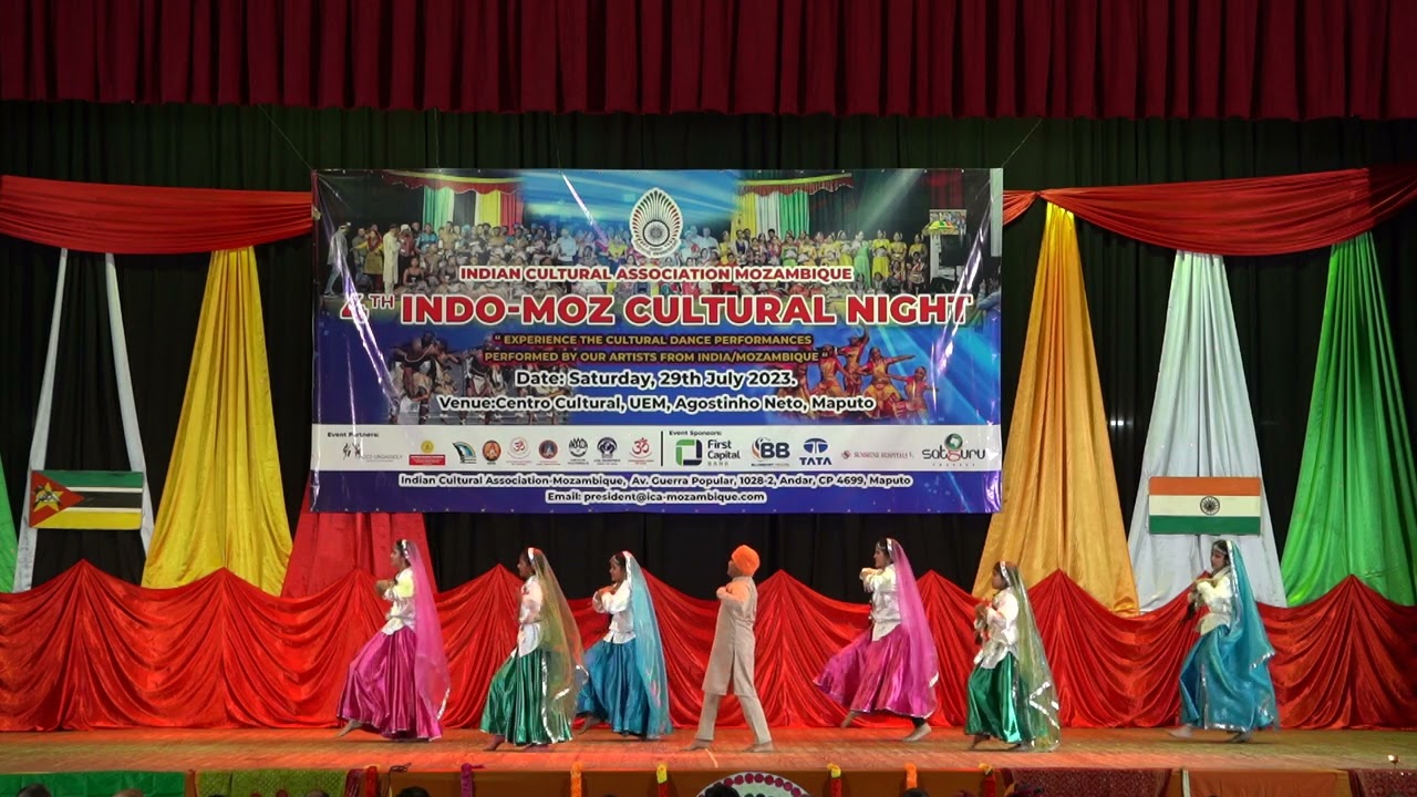 GHOOMER, DANCE OF HARYANA_4TH ICA INDO-MOZ CULTURAL NIGHT 2023_29th JULY 2023_ MAPUTO, MOZAMBIQUE..