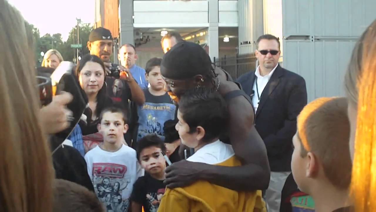 R-Truth Signing Autographs Outside The Arena