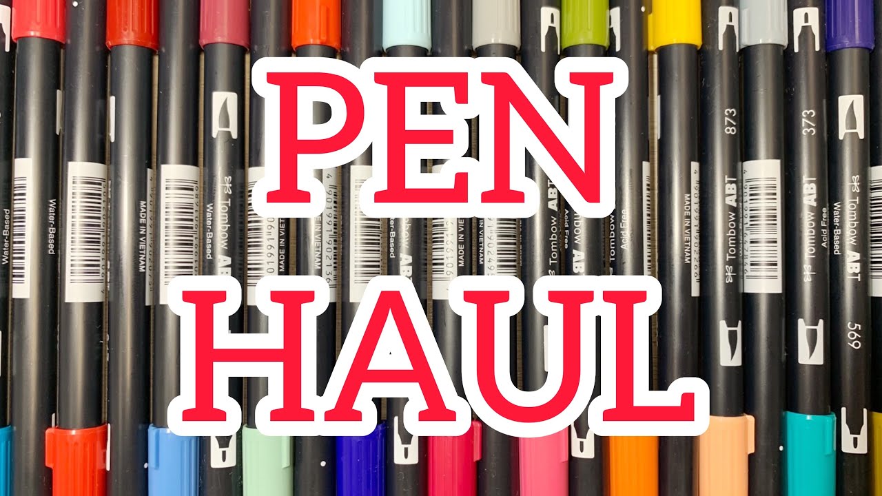 PEN HAUL | My journey into Hand Lettering