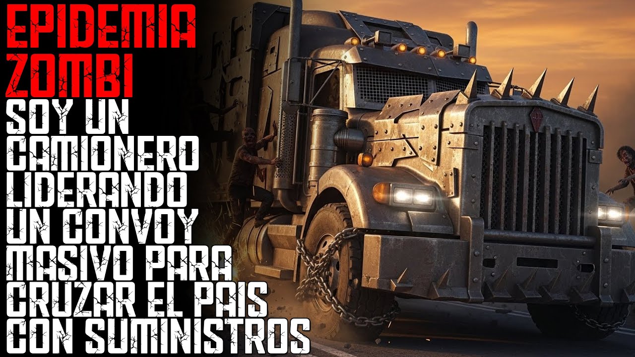 EPIDEMIA ZOMBI: Soy un camionero liderando un convoy masivo para cruzar el país con suministros