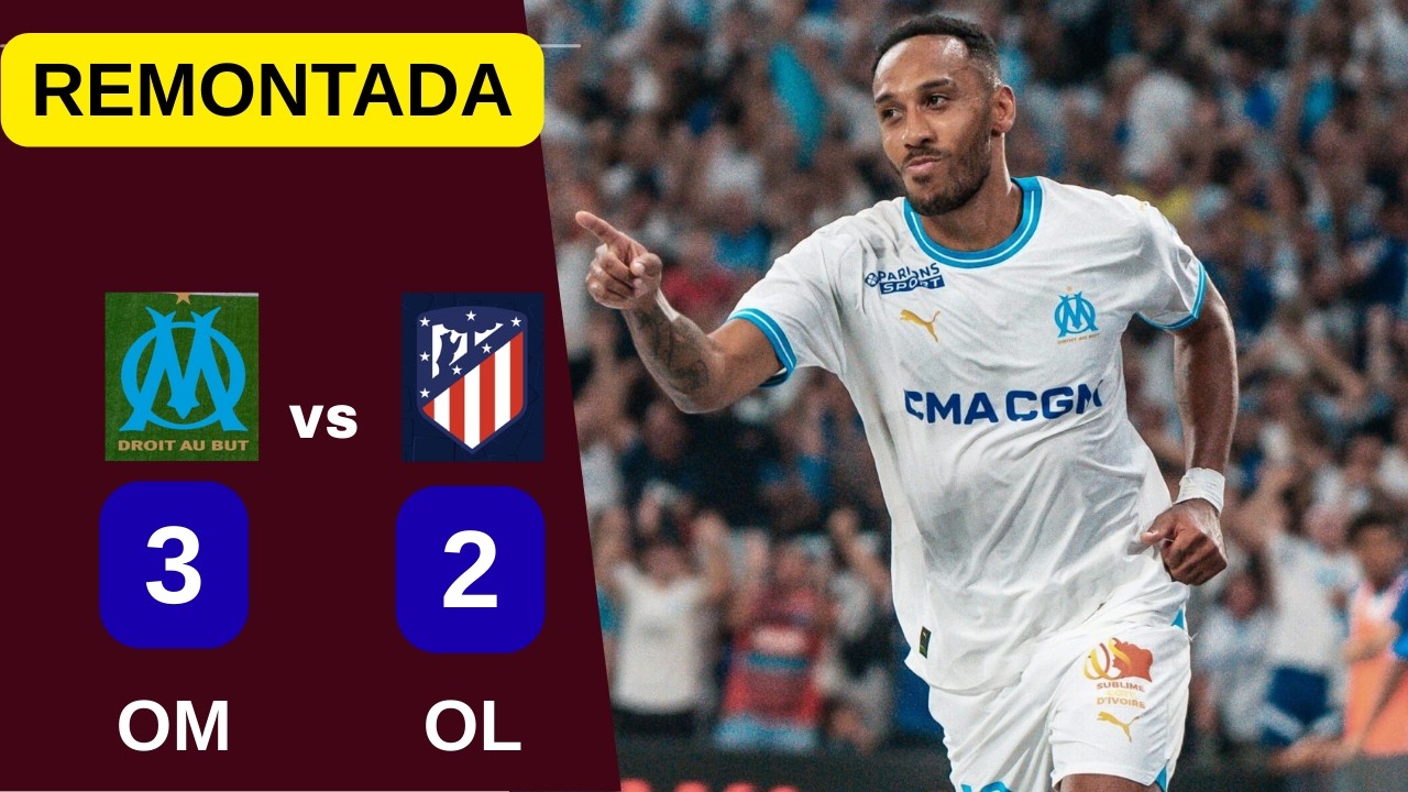 🔥 OM 3-2 OL : AUBAMEYANG HÉROS, BEYE DÉBUTE EN LÉGENDE | Le Vélodrome EN FUSION !