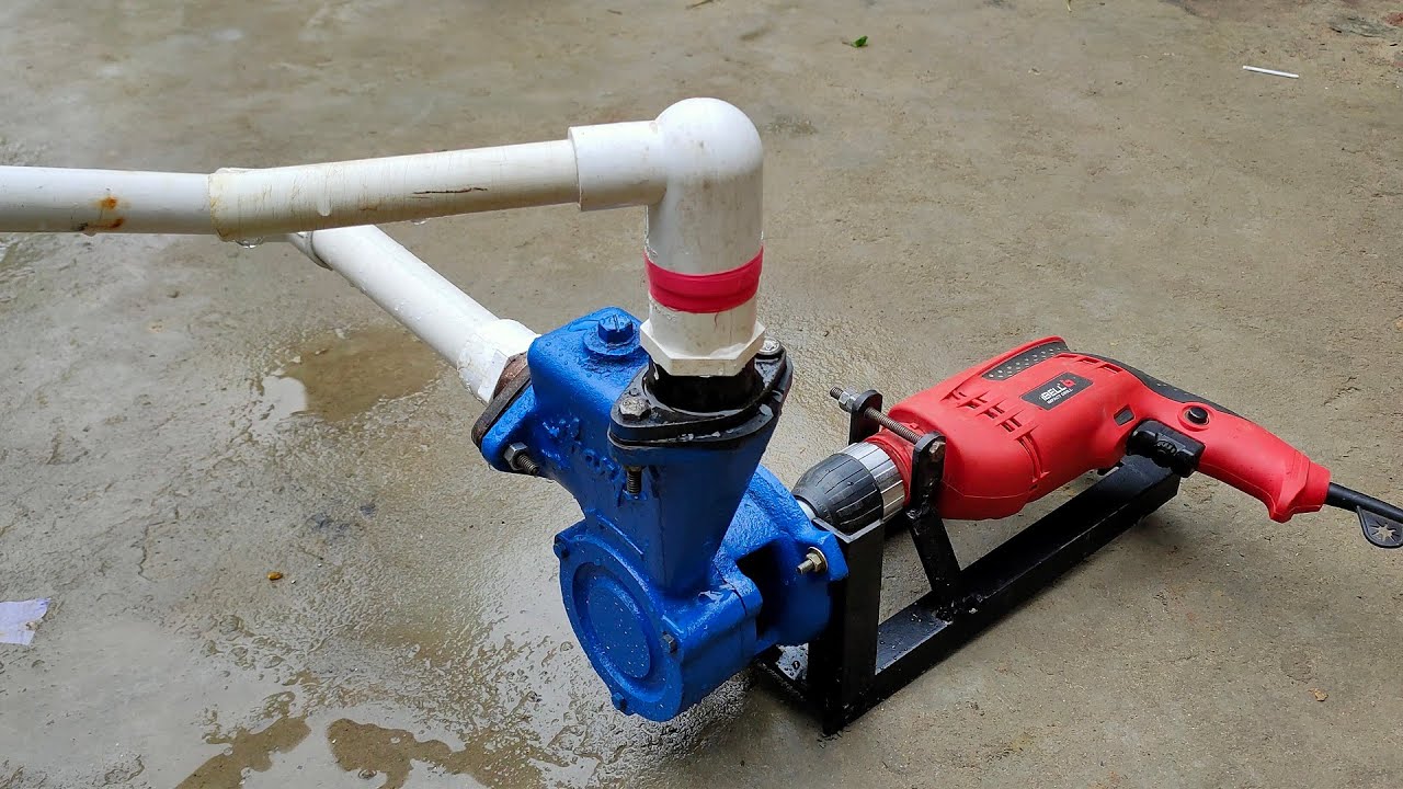 DRILL HACK | Powerful Water Pump