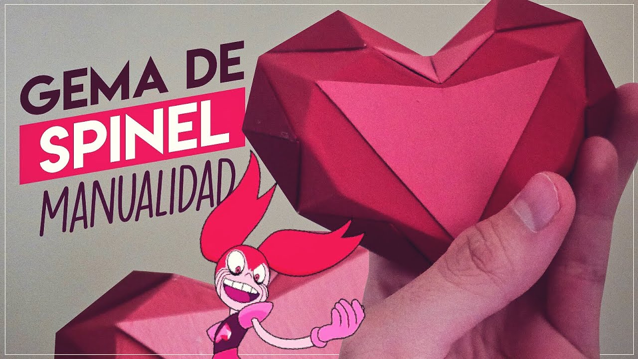 Como hacer la GEMA de SPINEL de Steven Universe - Manualidad Steven Universe