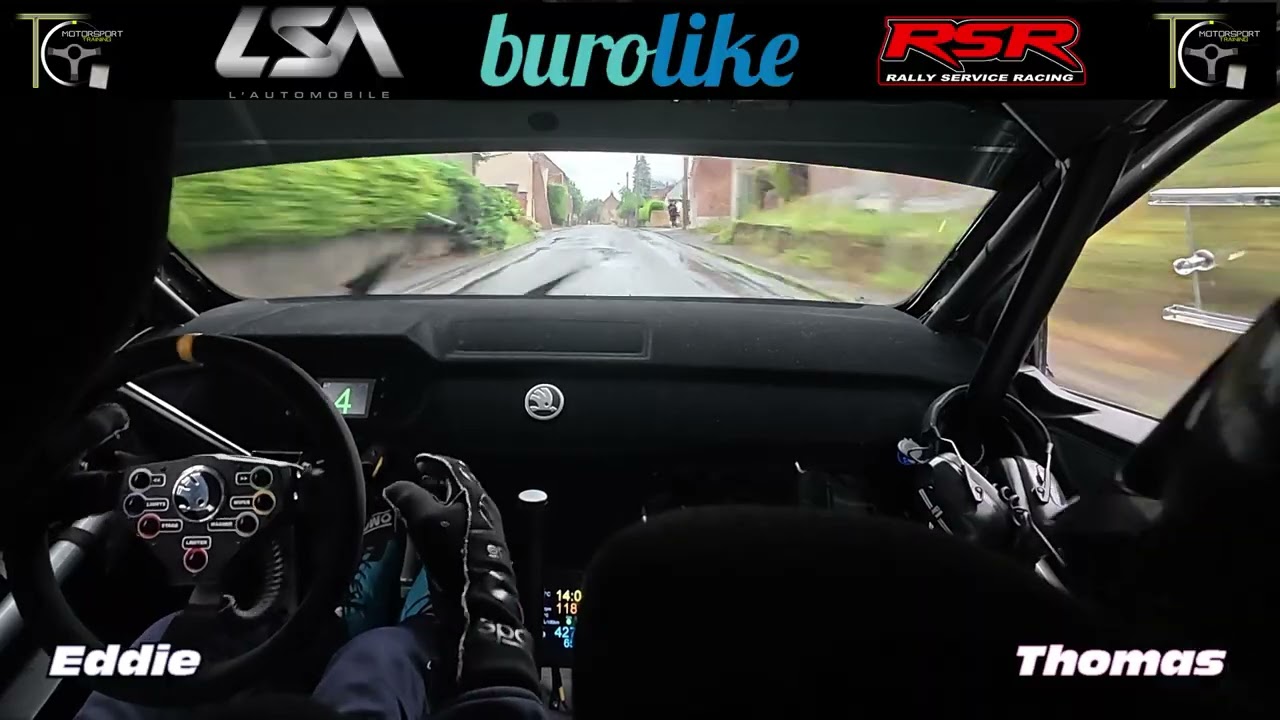 Embarquée Rallye Charlemagne 2025 - ES11 Les 5 Ronds Points - Lemaitre/Chauffray