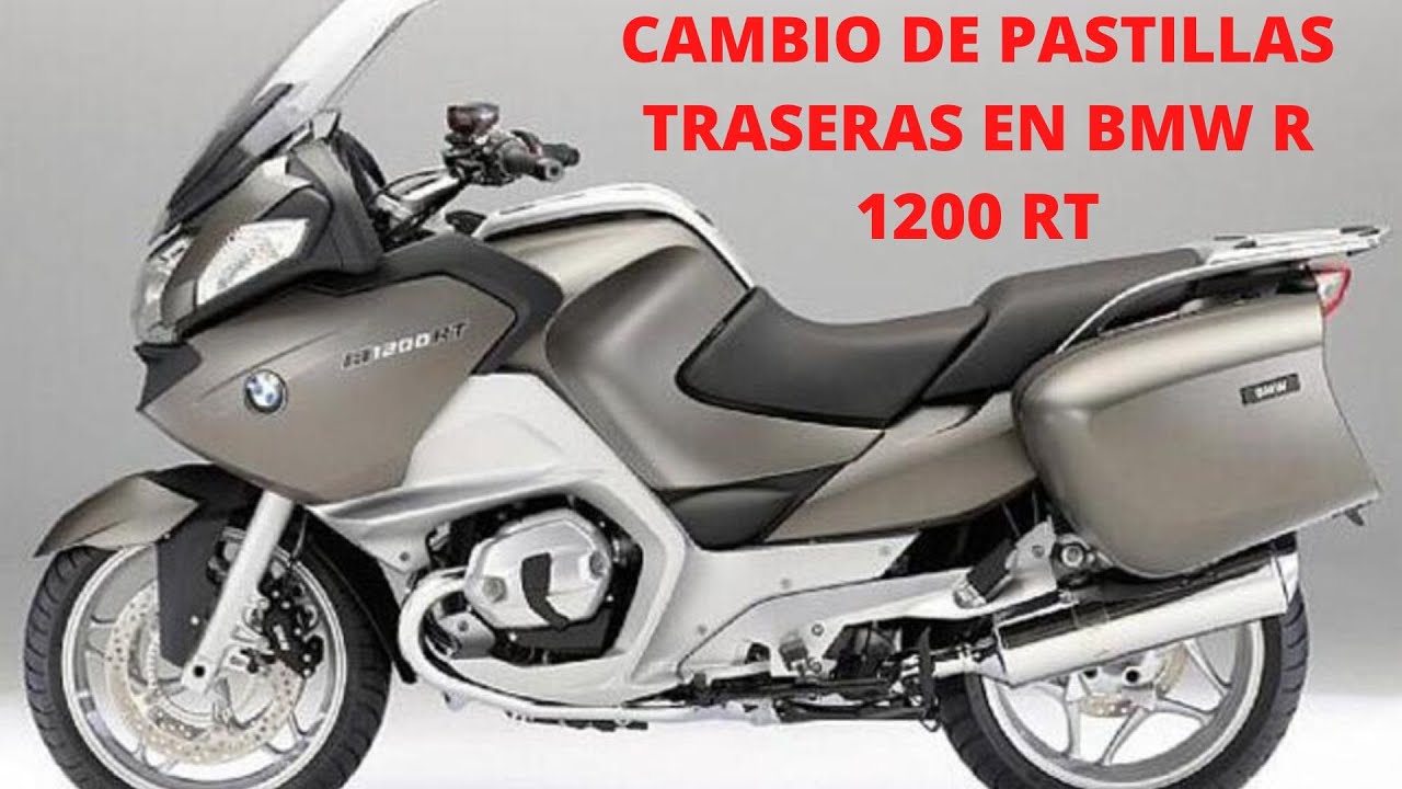 CAMBIO DE PASTILLAS DE FRENO TRASERO EN BMW R 1200 RT 2010