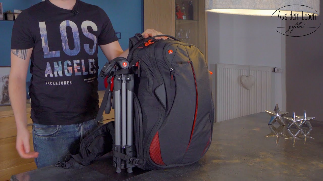 Rucksack für Gimbal und Drohne / Manfrotto Bumblebee 230 / DJI Mavic / Zhiyun Crane 2 / Deutsch