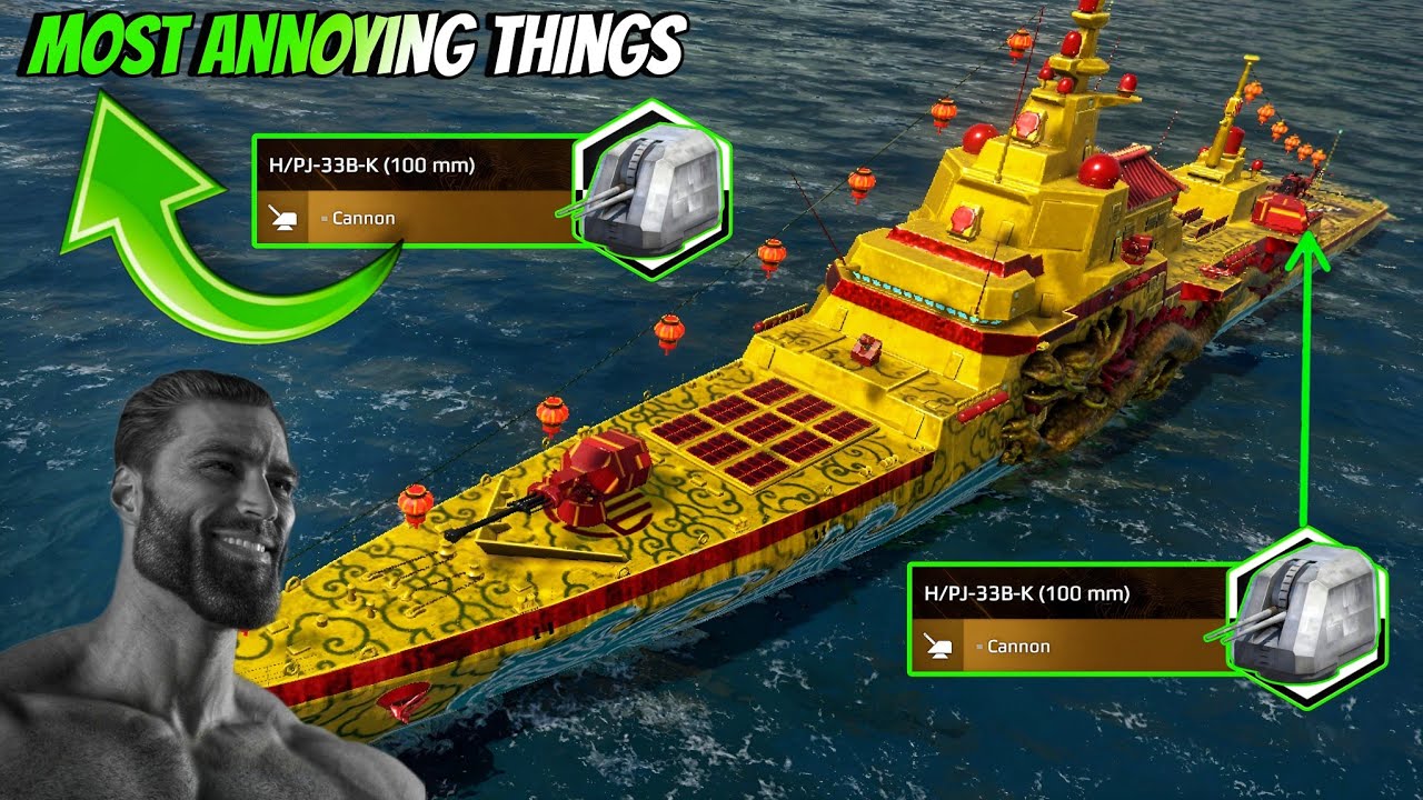 Another Ordinary Ship 😎 But This Cannon Make This Ship Extra Ordinary 🔥 - Modern Warships 