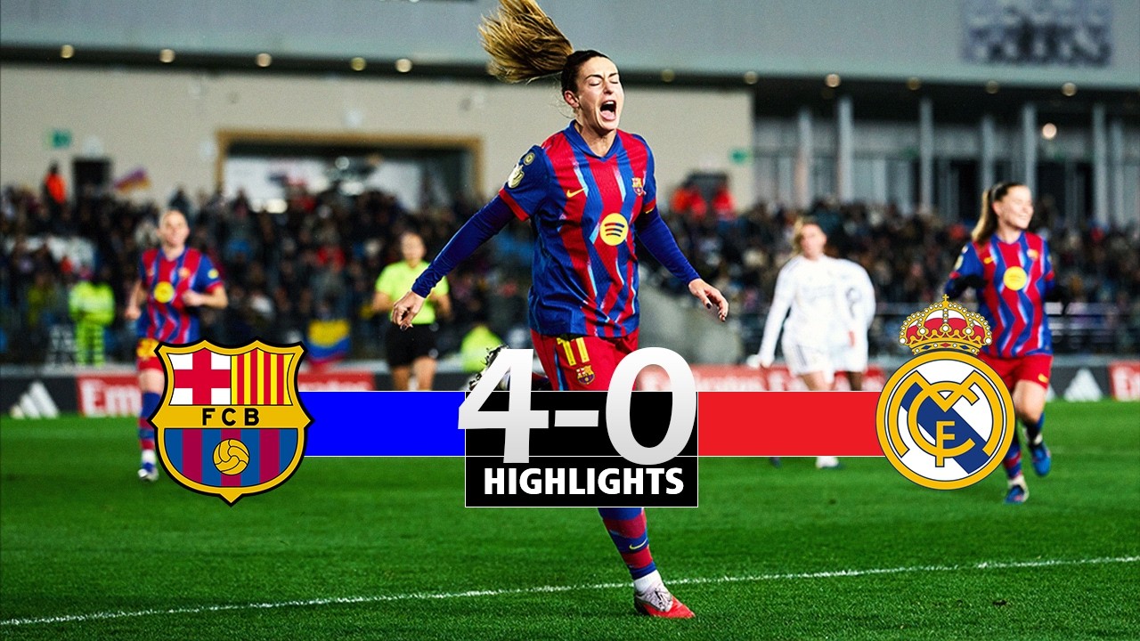 سيدات: إلى نصف نهائي كأس الملكة 🔴🔵| ريال مدريد 0-4 برشلونة