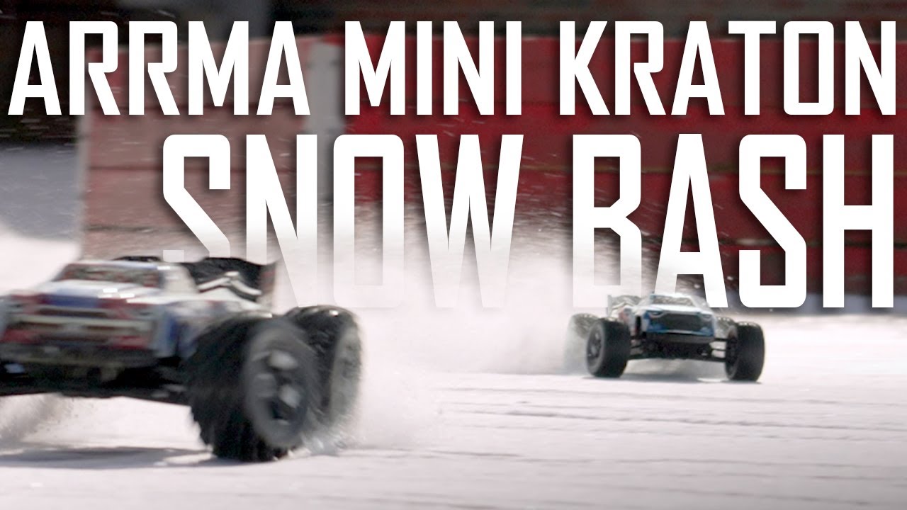 Snow Bashing the ARRMA MINI KRATON & KRATON 6S | Family RC Fun