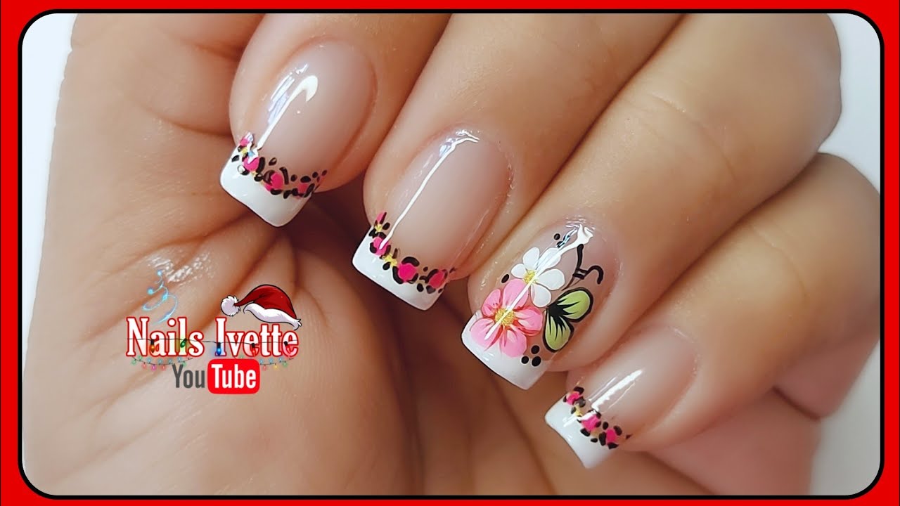 Diseño de uñas SENCILLO Y ELEGANTE - DECORACIÓN DE UÑAS ANIMAL PRINT - UÑAS TIERNAS Y DELICADAS
