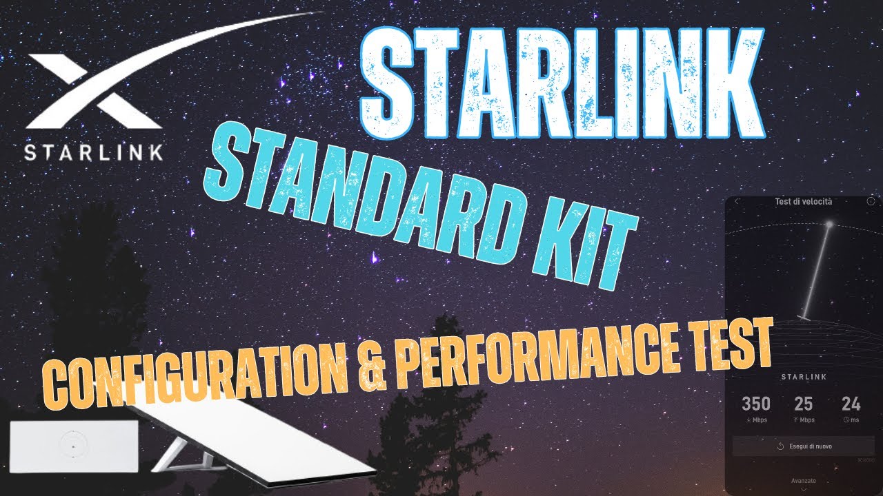 STARLINK | Configurazione da zero e test velocità