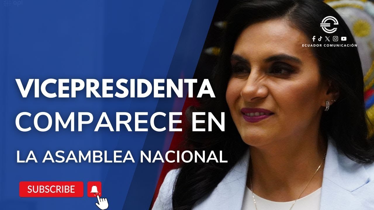 EN VIVO - VICEPRESIDENTA VERÓNICA ABAD EXPONE SU SUSPENCIÓN DE CARGO ANTE LA ASAMBLEA NACIONAL