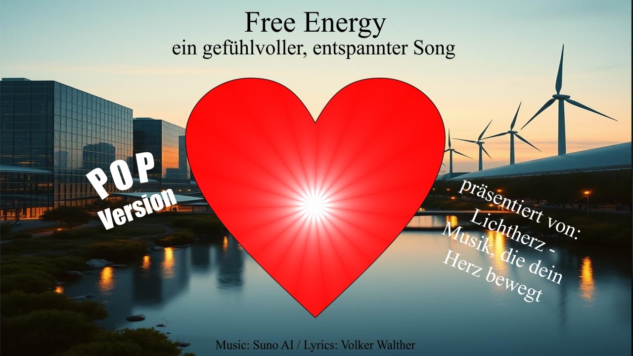 Lichtherz - Free Energy (Pop | Songwriter | entspannter und gefühlvoller Song zum Nachdenken