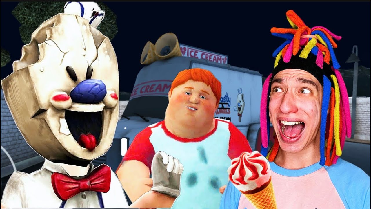 КИТАЙКА ИГРАЕТ В ЗЛОГО МОРОЖЕНЩИКА | ICE SCREAM 1 