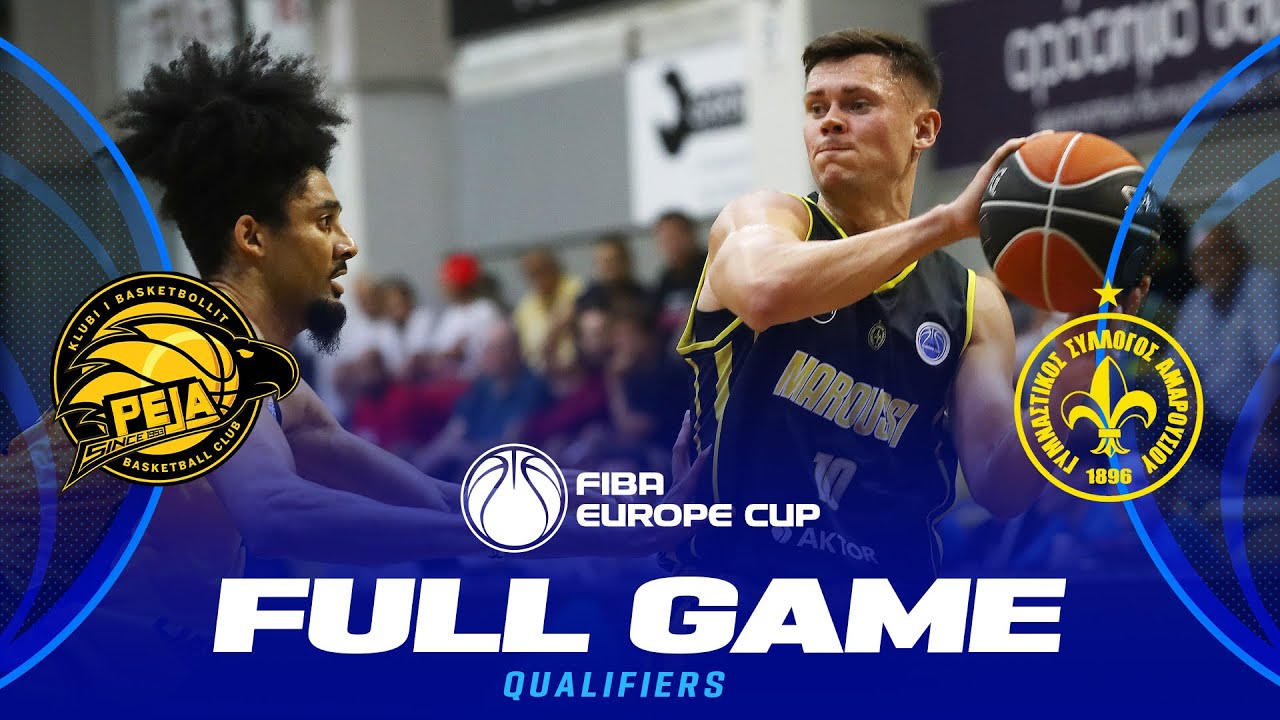 KB Peja v Maroussi Basketball Club | Full Basketball Game | FIBA Europe Cup 2024-25