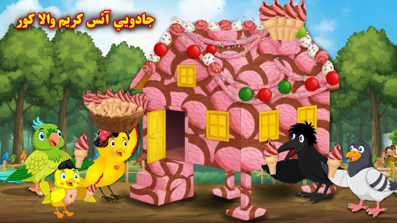 Magical Ice Cream House | Pashto Cartoon | Pashto Kahani | Pashto Moral Story 2025 | Kashifs Cartoon