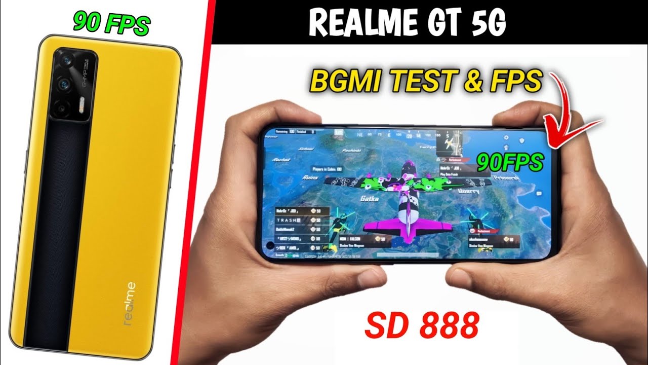 Realme GT 5G Bgmi & Pubg Test With FPS (After 3 Years) | Graphics & Battery | SD 888 90 FPS Gameplay