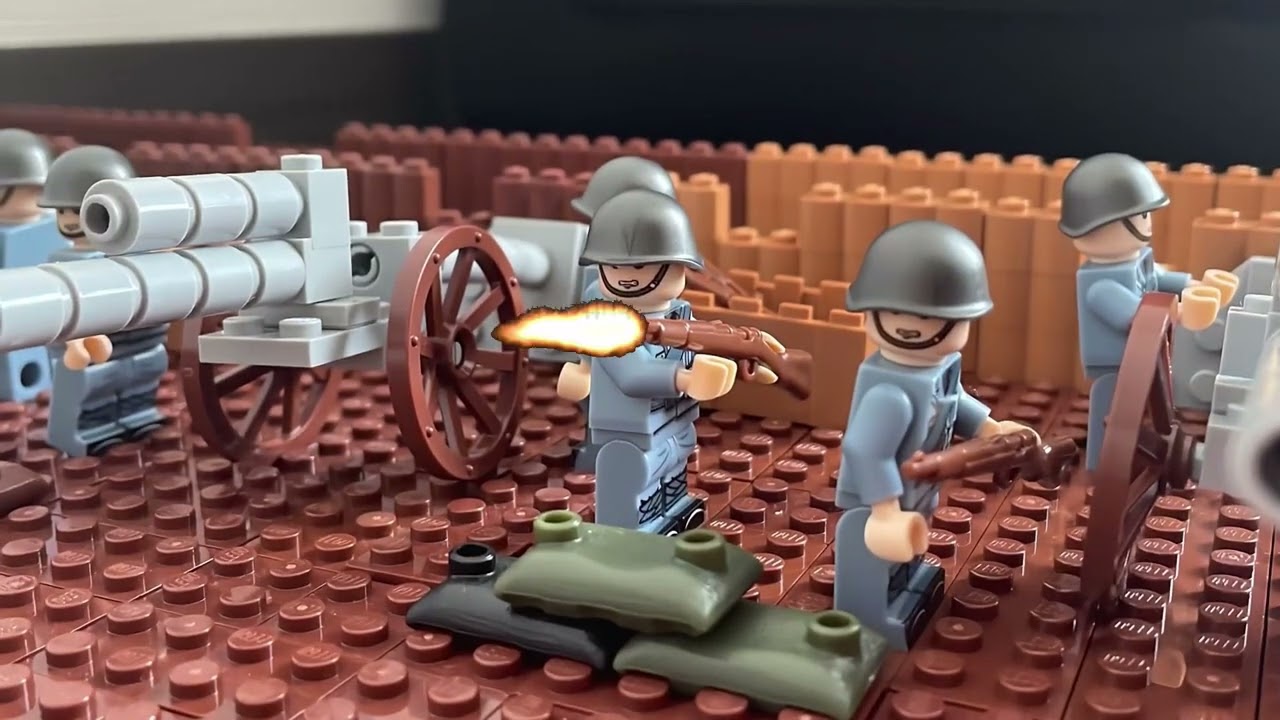 The Battle of Cer-Stop motion #stopmotion #legohistory