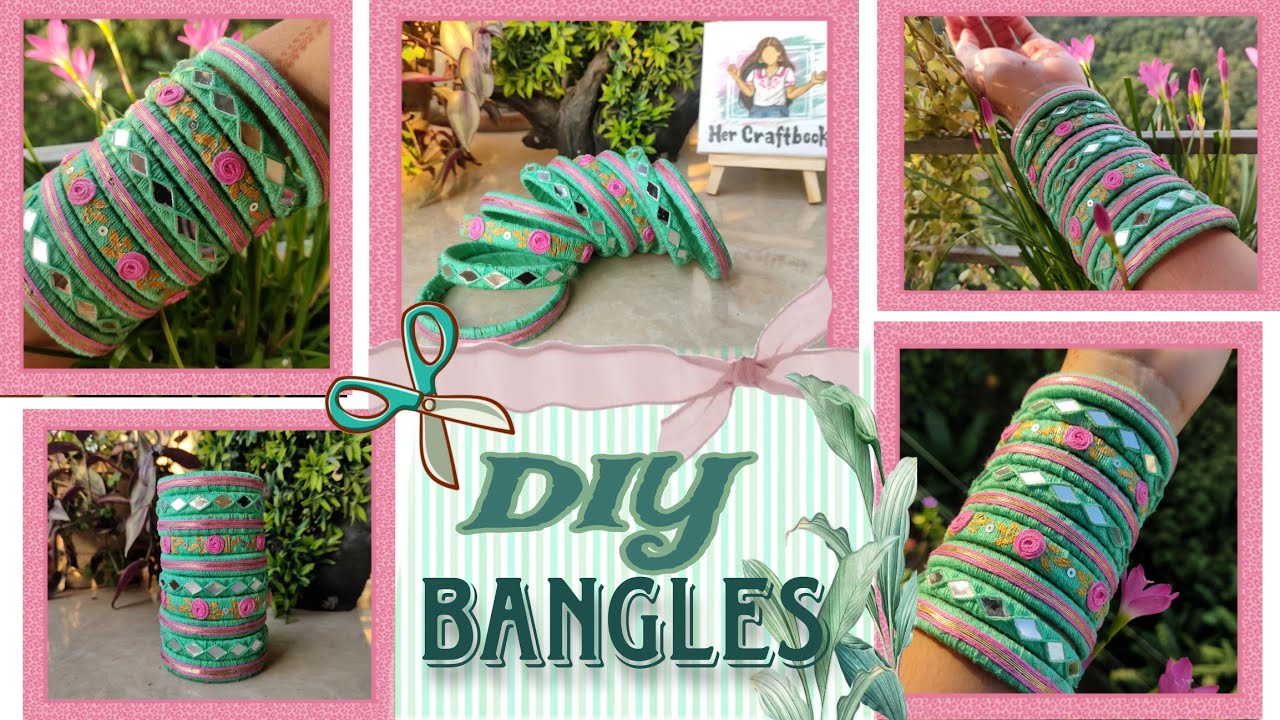 DIY Old bangles to new bangles || DIY Handmade bangles || Bangles making inspired by @taashacraft