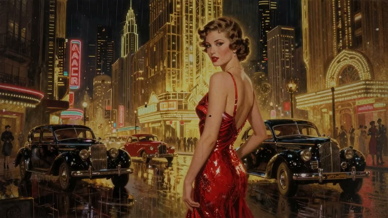 Midnight Swing Jazz 🎷 Cozy 1940s Dance Vibes | Vintage Female Vocal & Smooth Big Band Mood