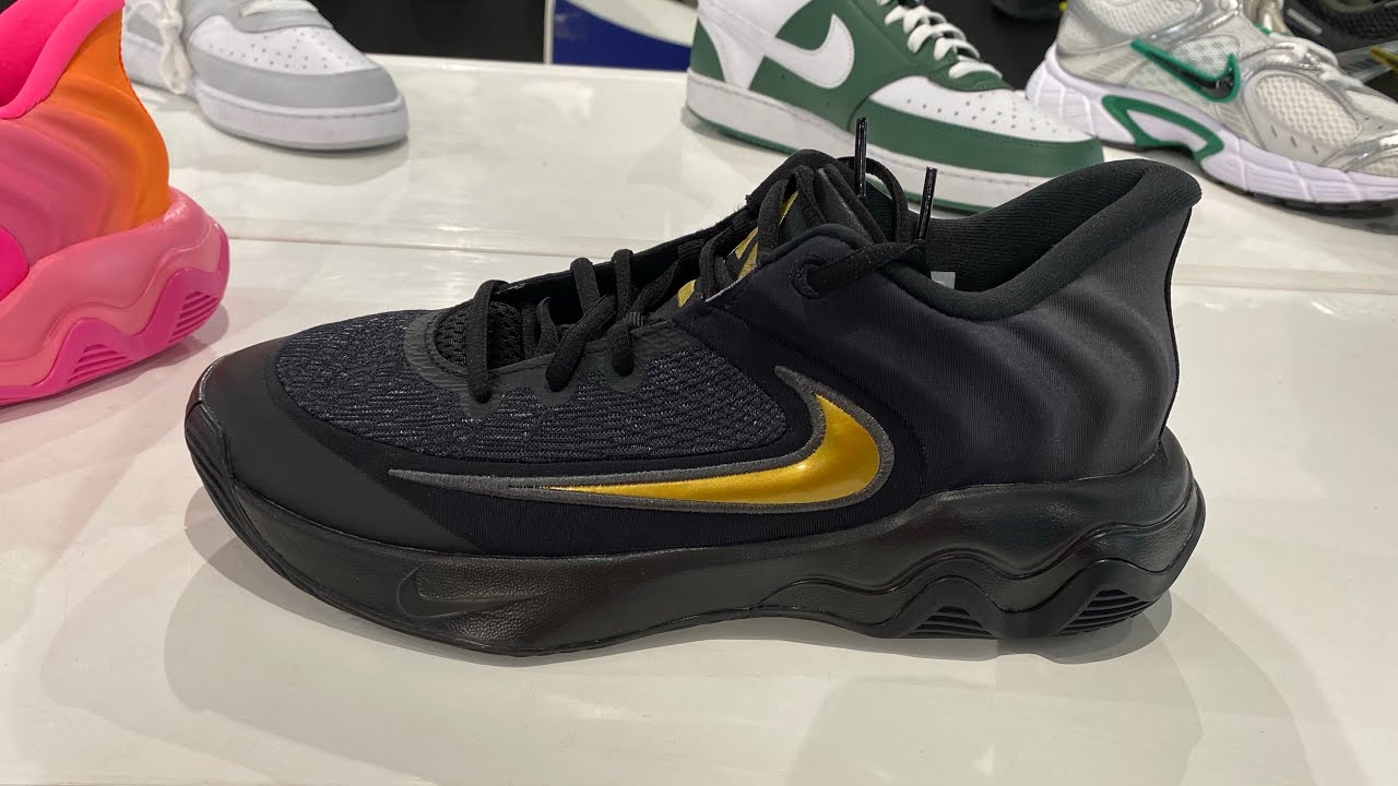 Nike Giannis Immortality 4 (Black/ Metallic Gold) - Style Code: FQ3680-010